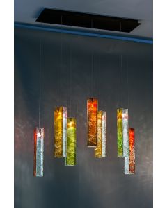 Talia Chandelier Art Glass 